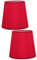 Mikikit 2st Lampenschirm Aus Stoff Retro Goldener Heller Farbton Goldene Tischlampen Dekorativer Lampenschirm Vintage-schreibtischlampe Lampenschirme Aus Stoff Für Tischlampen Goldrand Rot
