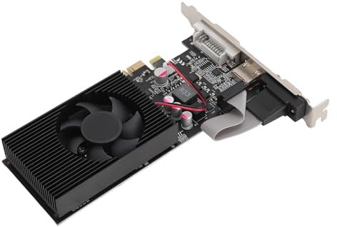 Plyisty GT 730 4 GB 64 Bit DDR3-Grafikkarte, 4 GB 128 Bit Gaming-Grafikkarte, mit Unabhängigem Lüfter, für 10 11 für Linux