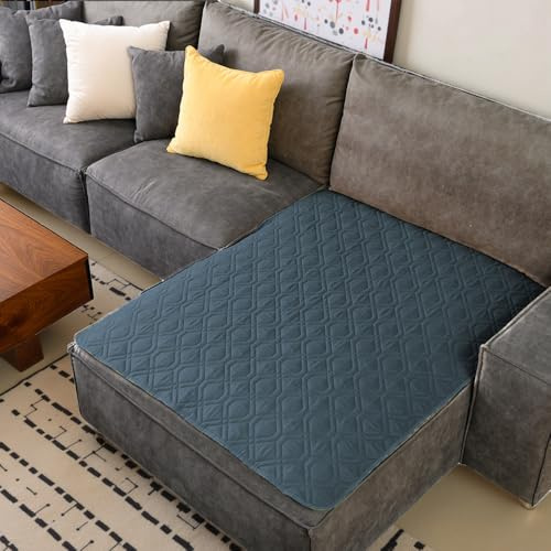 Amarrirose wasserdichte Hundedecke - Robuste Hundematte,173 * 203cm Outdoor hundematte maschinenwaschbar,Wendedecke hundedecke für unterwegs,Hunde & Katzen geeignet Dunkelblau + Hellblau