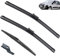 Coche Escobilla Limpiaparabrisas para Peugeot Partner 2 2008-2017 Juego de Parabrisas Escobillas Parabrisas Ventana Cepillo de Lluvia