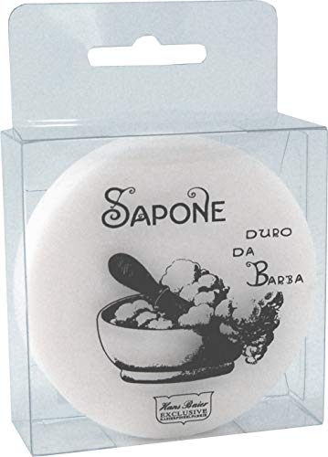 Hans Baier Exclusive Sapone Duro Da Barba Rasierseife Bergamotte, 1er Pack (1 X 50 G)