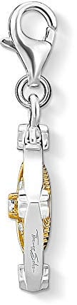 Thomas Sabo Damen Charm-Anhänger Mond & Stern beweglich 925 Sterling Silber 1815-414-7