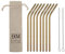 EKM Living Lot de 8 pailles courbées en acier inoxydable - En cuivre - Incassables - Réutilisables - Passent au lave-vaisselle - Sans plastique (cuivre courbé, 8)