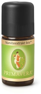PRIMAVERA Ätherisches Öl Vanilleextrakt bio 6 x 5 ml - Aromaöl, Duftöl, Aromatherapie - erheiternd, ausgleichend, aphrodisierend - vegan