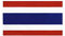 Stormflag Thailand Flagge 90x150cm Flagge Thailand 90x150cm Polyester 90g mit Ösen mit Doppelnadel genäht.