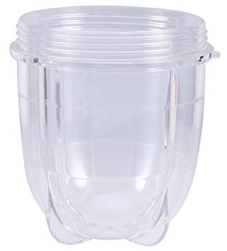 Tazza per spremiagrumi, tazza per accessori per spremiagrumi per frullatore, bicchieri di ricambio in plastica per barattoli alti 112 g/82 g, accessorio di ricambio per spremiagrumi(Short Cup)