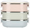 Bento-Lunchbox, Thermo Lunchbox, 304 Edelstahl-Lunchbox, Thermo Essensbehälter Mehrschichtige Lebensmittelbehälter mit Wärmedämmung, Thermo Speisebehälter für Kinder Erwachsene Camping(3 Layer)