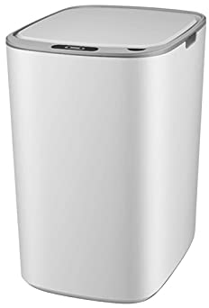Rosixehird Poubelle Automatique Intelligente Motion Sense Sans Contact avec Couvercle pour Cuisine/Bureau/Salon/Bain