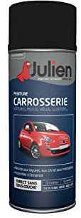 Julien Peinture Aérosol Relooking pour Carrosserie - Voitures et 2 roues - Noir Magic Nacre 400ml