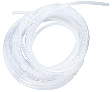 LAVMHAB - Tubo in silicone per uso alimentare, diametro interno 4 mm x diametro esterno 6 mm, 8 m, tubo flessibile in gomma di silicone trasparente