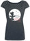 Mickey & Minnie Mouse Moon Damen Loose-Shirt dunkelgrau meliert, Größe:M