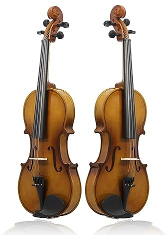 SCTOU Geige Lindenholz-Geigenschüler, Anfänger Üben Klavier, Beliebte Geige Mit Kofferbogen (Color : 4/4)