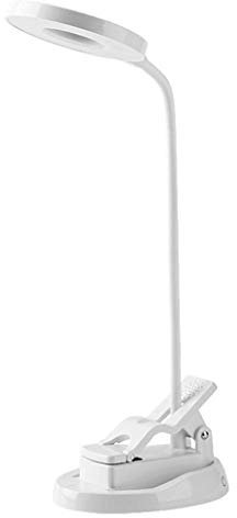 Lampe de Table Pincez lumière Lampes de lecture avec lampe anneau USB Port source lumineuse liseuse LED Portable clip Pliable Protection des yeux Lampe de table adapté for la maison Réserver Lit Lampe
