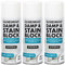 Pro-Kleen Damp & Stain Block Spray Paint Primer White Matt 3 x 500ml - Covers Damp, Mould, Grease, Nicotine & Rust Stains - for Walls & Ceilings - Leaves a Waterproof Barrier