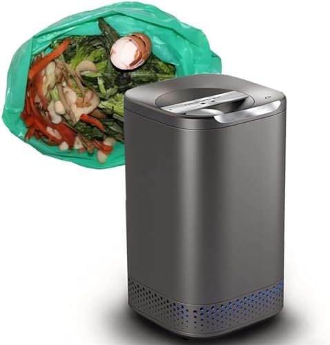 Poubelle à compost de cuisine, composteur de cuisine intelligent, poubelle à composter for la maison et la cuisine, cycleur automatique de déchets alimentaires, transformez les déchets en compost avec