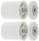 cyclingcolors 2x Butée d'arrêt de lame finale de volet roulant ronde 25mm Ø22mm en PVC avec rondelle et vis Store Fenêtre Enroulement Déroulement Coffre Menuiserie, blanc