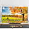 32-80 TV/PC Covers, Indoor Dust-Proof Screen Anti-Scratch Protection TV Cover, Soft Polyester Fabric Printed Dust-Proof Protector, Indoor TV Cover(Color1,32inch)