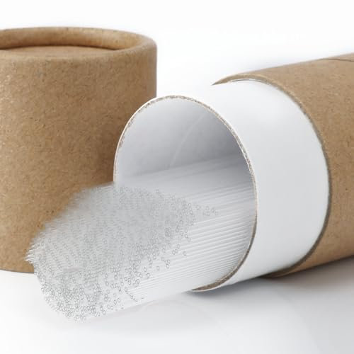 Labasics Glas Kapillarröhrchen, 100 mm Mikro-Glaspipetten Kapillar-Übertragungsröhrchen mit 0,5 mm Innendurchmesser und 0,7 mm Außendurchmesser für TLC Spotting, Packung mit 1000