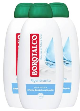 Borotalco Regenerierendes Duschgel mit Talk und Farnen 450 ml (3 Einheiten)