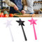 lvifloae Salt and Pepper Shakers,3Pcs Magical Salt Pepper Shakers Star Shaped Magic Wand Magic Stick Refillable Seasonings Spices Dispenser Pink Black White