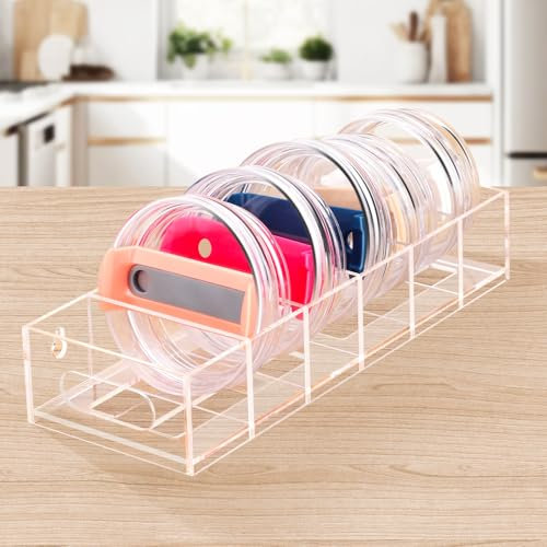 UUGLAM Easy Access Tumbler Lid Organizer – Space-Saving Cup Lid Holder for Stanley, Yeti, Simple Modern, and More, Perfect for Kitchen and Cabinet Storage to Keep Your Countertops Clutter-Free
