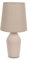 ValueLights | Coffee Ceramic Base Table Lamp with Tapered Fabric Lampshade Bedroom Bedside Light | Table Lamps, Home Décor & Improvement Essential