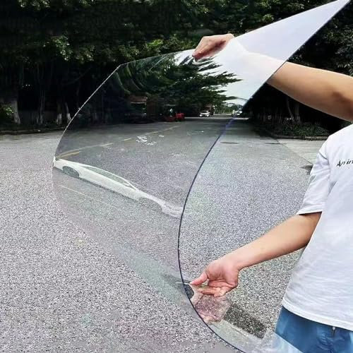 YHKJLYH Polycarbonat-Dachplatte, transparente Acryl-Kunststoffplatte, Ersatz-Schuppenplatte, UV-Schutz-Regendachabdeckung, für Gewächshausüberdachungen, Carports, Stadien, Unterstände, leicht zu sch