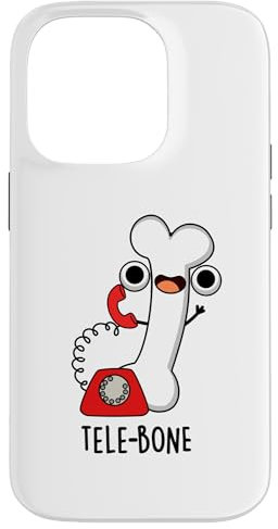 Hülle für iPhone 14 Pro Tele-Bone Lustiges Telefonspiel