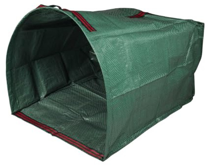 WERKA PRO Sac de Jardin Demi-Rond - Polypropylène Robuste - 200 L - Ø56 x 43 x 76 cm - Revêtement Imperméable - pour Déchets