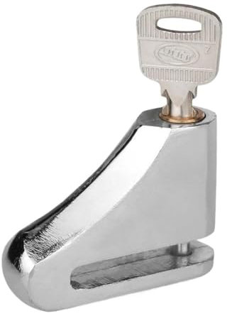 Para Motocicleta Scooter Ciclomotor Motocicleta Freno Disco Rueda Bloqueo Con Llaves Candado Candado