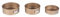 Russell Hobbs Opulence Round Springform Pan Set - 3 Piece, 16cm / 6 Inch, 20cm / 7.8 Inch, 24cm / 9.4 Inch Non-Stick Cake Tin, Loose Base, PFOA Free, Carbon Steel, Leakproof, Cake, Cheesecake, Gold