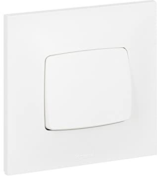 LEGRAND - Interrupteur Permutateur Neptune 10A - Commande d'Éclairage Monobloc - Prêt à Installer - Blanc