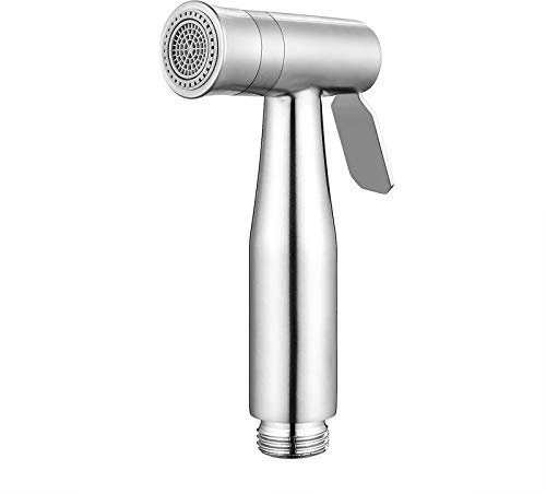2 Modos Cabeza de Bidé de Mano Shattaf Pulverizador, AOZBZ Acero Inoxidable Bidet de Ducha de Baño Spray Faucet G1/2 Conectore