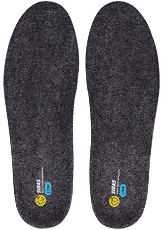 Sidas 3 Feet Merino Low Einlegesohle, grau, XXL