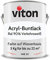 Viton Buntlack 3 Kg Weiss - Seidenmatt - Wetterfest für Außen und Innen - 3in1 Grundierung & Lack - HAE 30 - Nachhaltige Farbe auf Wasserbasis für Holz, Metall & Stein - RAL 9016 Verkehrsweiss