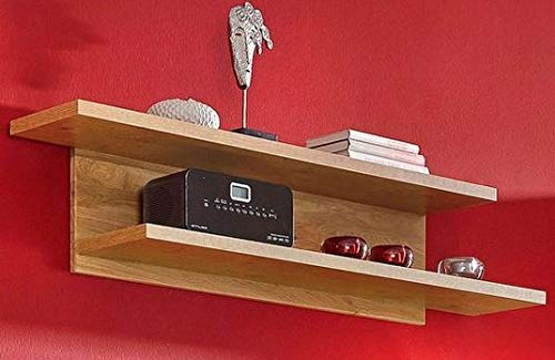 Möbeldesign Team 2000 Wandboard Regal Bücherregal Ablage wildeiche teilmassiv, geölt 3442-7
