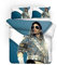 NICHIYO Michael Jackson Bettwäsche Set - Bettbezug und Kissenbezug,Mikrofaser,3D Digital Print dreiteiliger Bettwäsche(Bettbezug + Kissenbezüge) (2,Single 135 * 200cm)