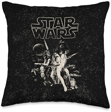 Star Wars Group Shot Dekokissen, Used-Look, 40,6 x 40,6 cm, mehrfarbig