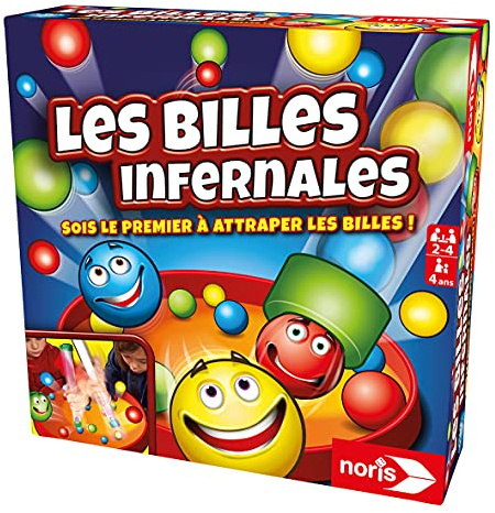 Simba - Les Billes Infernales – Gesellschaftsspiel – 2 bis 4 Spieler – 3 Schwierigkeitsstufen – ab 4 Jahren – französische Version – 6064480002