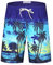 APTRO Badehose Herren Freizeit Short Urlaub Short Badeshorts Schnelltrocknend Bunte Palme 2005 3XL
