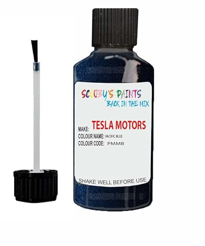 Touch Up Paint For Tesla Model 3 Pacific Blue Pmmb 2012-2017 30Ml Bottle Brush Scratch Stone Chip Repair Pen