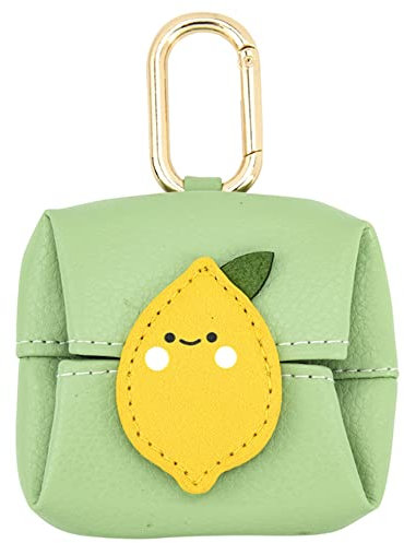 Tomcrazy Cartoon Mini Storage Bag for Airpods Case Earbuds Cover Huawei Tag Keychain, Headset Box for Airtag Galaxy Buds Jabra Elite 7 4 3 Headphones Pouch (01)