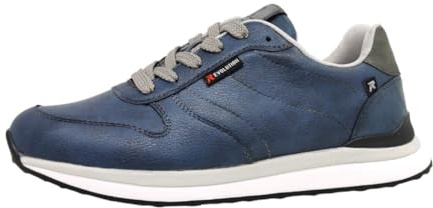 Rieker Damenschuhe Schnürschuhe Sportive sportlicher Schnürer Blau Freizeit, Schuhgröße:37 EU