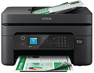 Epson Workforce WF-2930 Wireless All-in-One Printer with Scan, Copy, Fax, Auto Document Feeder, Automatic 2-Sided Printing and 1.4 Color Display,Black