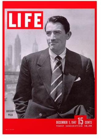 Displate – Metallposter - Magnet-Montage - Life Magazine - Life Magazine Covers - Cover-December 1 1947 - Größe L - 67,5x48cm