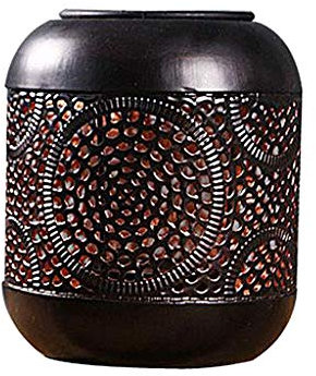 Yalych Hohler Kerzenhalter Kerzenhalter Winddichter Teelichthalter Hochzeit Wohnkultur, 11X13cm Kerzenleuchter