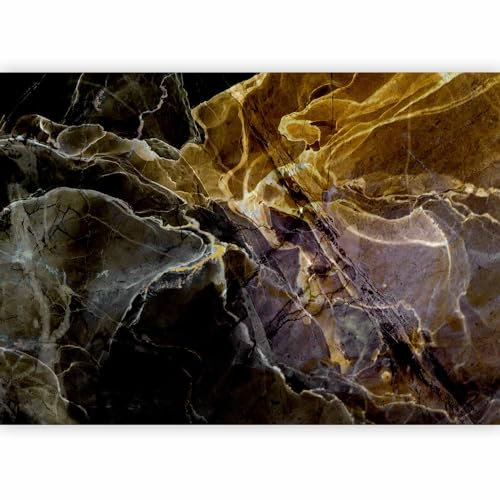 murando - Papier Peint Panoramique Adhésif 441x315 cm - Tapisserie Murale Autocollante Décoration Moderne Chambre Salon - Marron jaune gris vert - f-A-10122-a-a