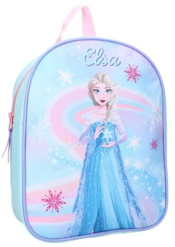 mybagstory - Sac à dos – La Reine Des Neiges – Bleu - Enfant - Ecole - Maternelle - Garderie - Crèche - Cartable Fille - Taille 29 cm - Bretelles réglables – Idée Cadeau