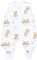 TupTam Sommerschlafsack Baby mit Füßen – Leichter Schlafsack Baby Sommer 0.5 TOG, OEKO-TEX, Farbe: Bären auf Wolken/Weiß/Braun, Größe: 116-122
