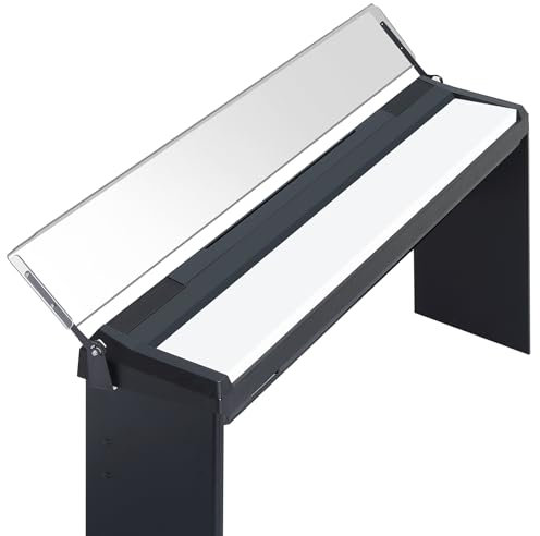 Zreephy Copertura protettiva antipolvere in acrilico compatibile con pianoforti digitali Yamaha P35 P45 P71 P85 P95 P48 P105 P115 P125, utilizzato in combinazione con il supporto per mobili in legno